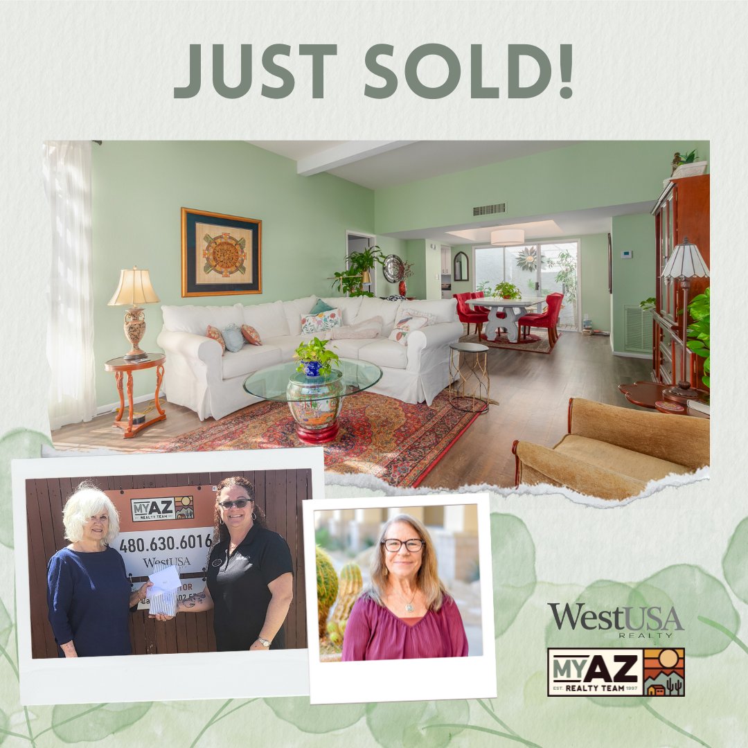 Turning 'For Sale' into '#SOLD' - where every house finds its perfect match with our expert #realtors! 🏠 🌟

Are you ready to #sell too? Give us a call at 480.630.6016

#justsold #realestateagents #houseexpert #phoenixhomes #realestateteam #MyAzRealtyTeam #WestUSARealty