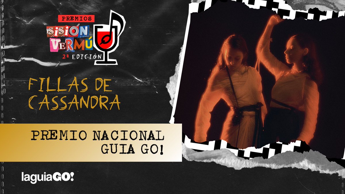 Sisión Vermú entregará el 4 de mayo el premio nacional a <a href="/fillasdecassmp3/">fillasdecassandra.mp3</a> #PremiosSV 

🏆 Trofeo patrocinado por: <a href="/laguiago/">laguiago</a> 

Toda la información en 👉 Relinchu.com/n/ax1rtfi