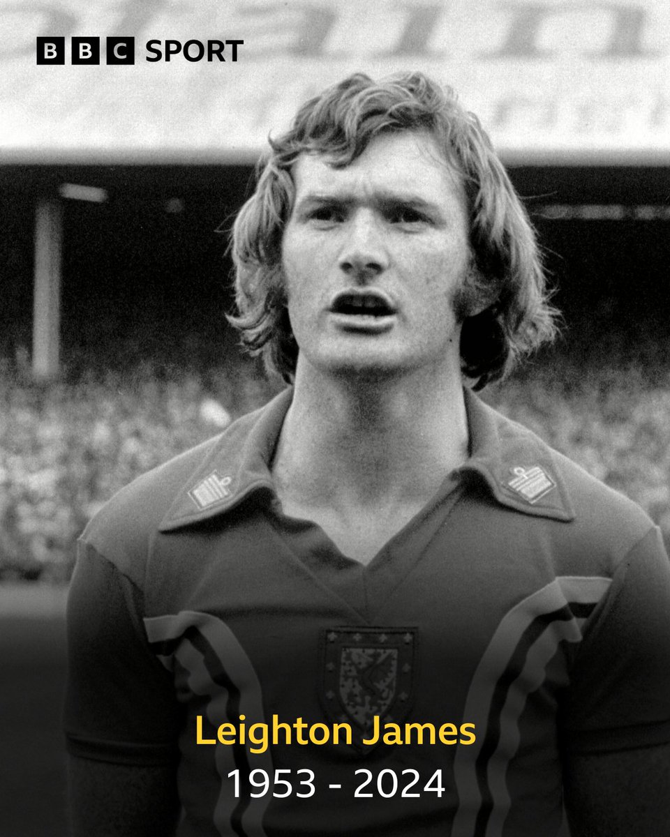 Some sad news to bring you this evening Former Wales international Leighton James has died at the age of 71