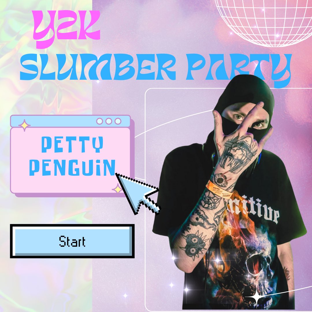 TriggerCo's tweet image. Petty Penguin has proven himself as a force to be reckoned with in the world of EDM 🌎

With festival appearances at Big Dub and Nightmare Festival, Petty Penguin drops the heat at all his performances 🔥

Lets keep the party goin’ with Petty Penguin on Saturday, May 4th 😴