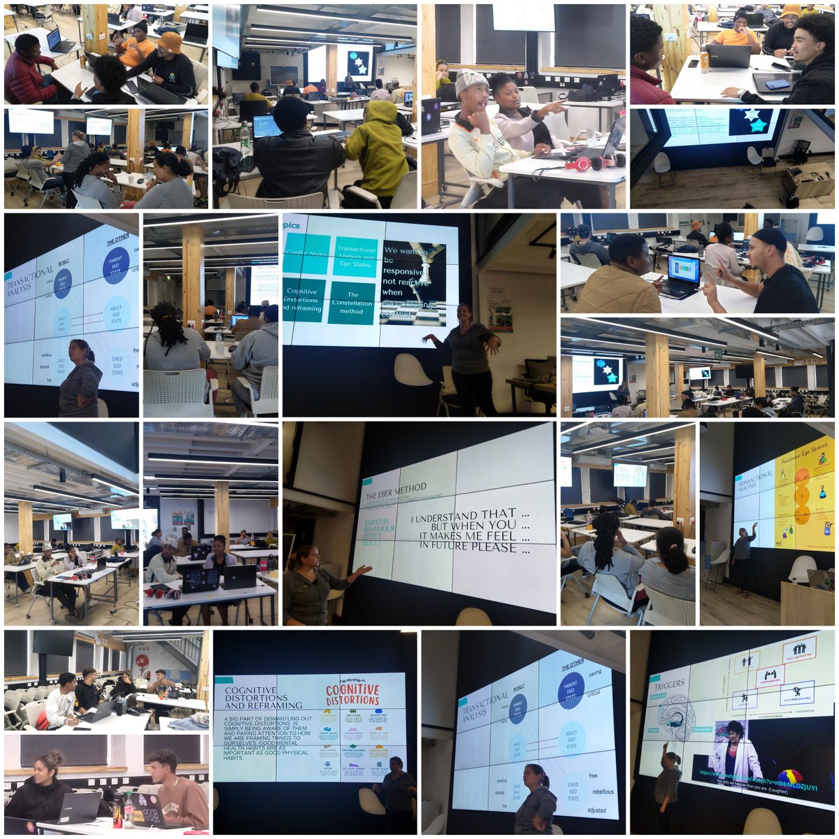 Grateful for an insightful session by Simoné van Zyl on conflict styles & transactional analysis at @futureinnovlab ! 🙌 Valuable learnings for upcoming teamwork & software projects. Empowering students for success! 💡 #teamwork #conflictresolution #effectiveteams