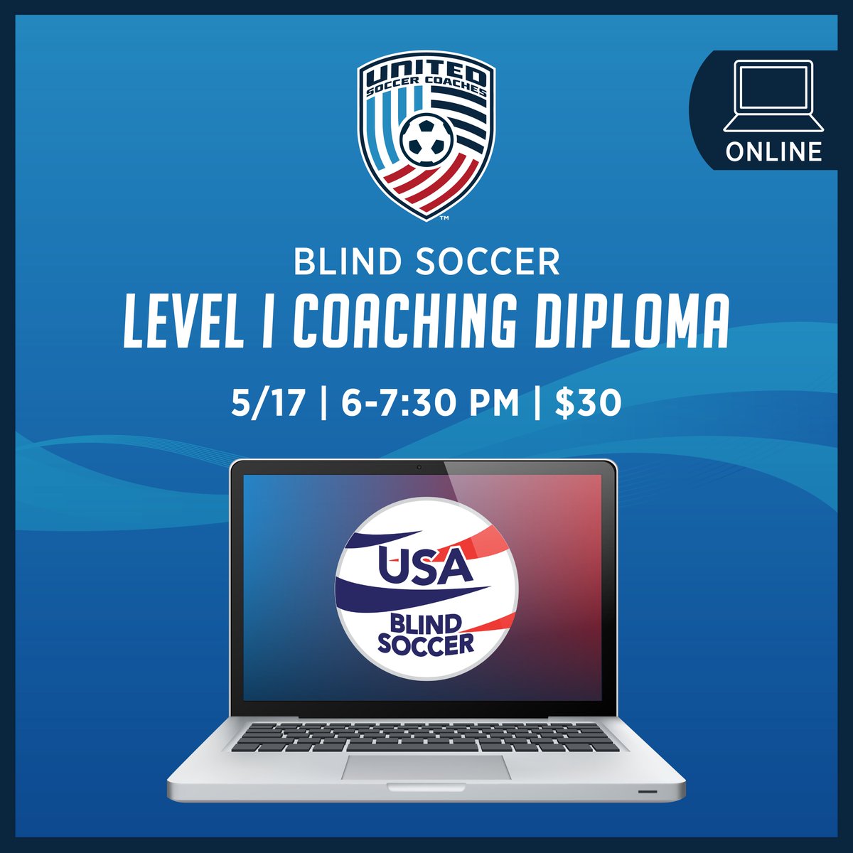 🚨 Exciting opportunity! Join the first-ever Blind Soccer Level 1 Coaching Diploma, hosted online in collaboration USABA on May 17th! Learn the essentials of coaching blind soccer and empower athletes with your new skills. 📅⚽ Register now:bit.ly/3Ul6lIB