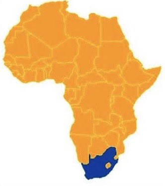 Africa has 54 countries, 1.487 billion people.

In the Southern tip lays South Africa, with the largest Economy and best infrastructure.

Guess what makes South Africa different from the rest of Africa?

4.6 million white people.