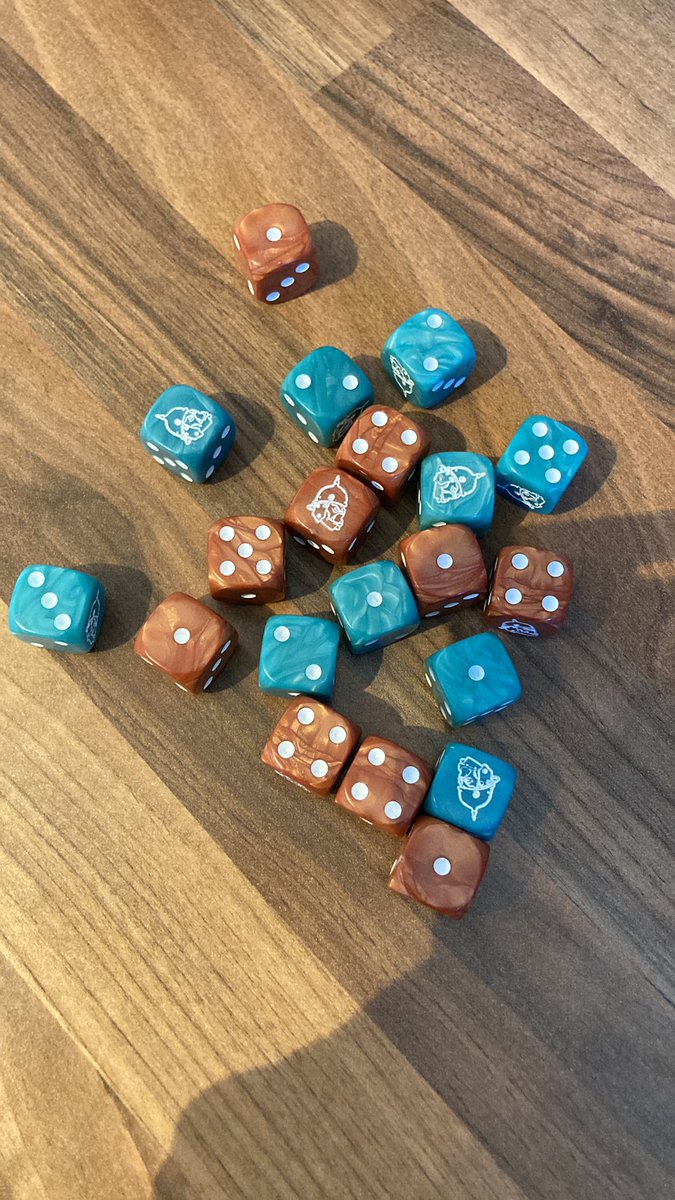 CheltWarchiefs's tweet photo. New dice courtesy of @strataminis will be getting tested out tomorrow 

The Gaffa https://t.co/9928EmnOS5
