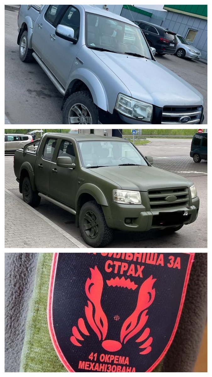 Another vehicle went to the Ukrainian army. Thanks everyone for your help. Easy road)