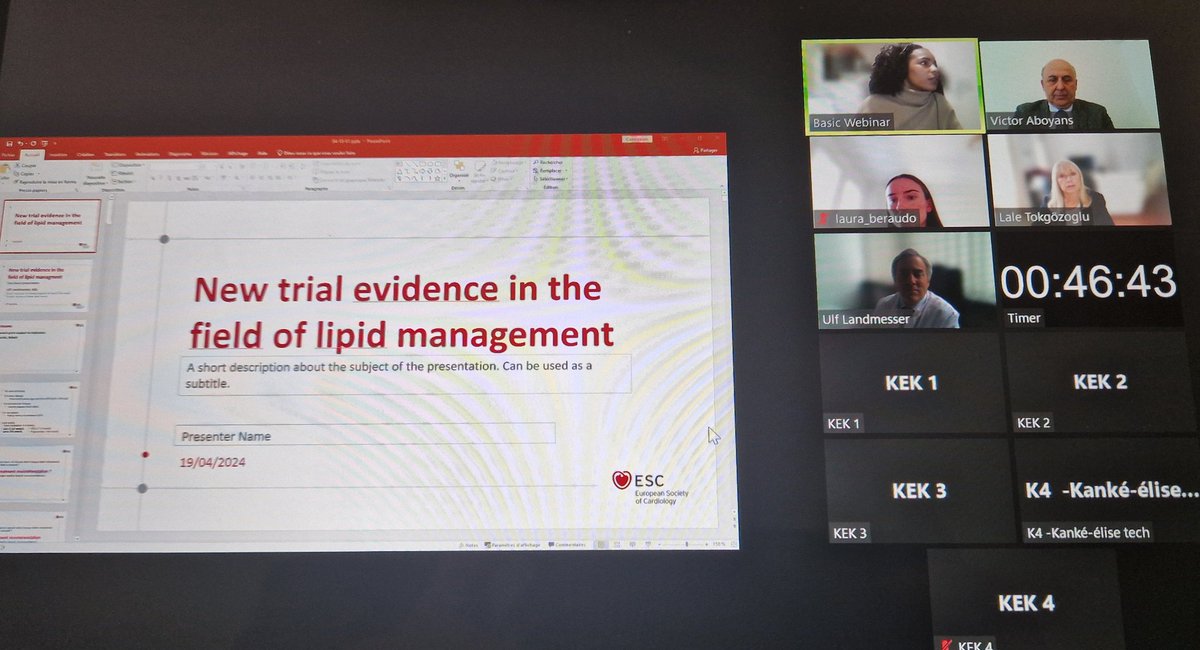 Ready for the ESC webinar on lipid management in 45 minutes! You can still join us @escardio : esc365.escardio.org/event/1546 @LaleTokgozoglu