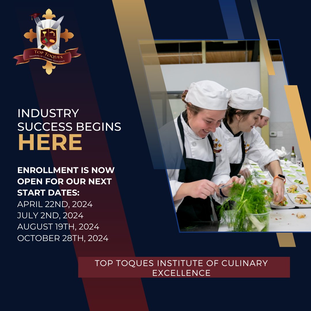 It's your time to shine! Contact us about enrollment for one of our next start date! #cheftraining #chef #culinarytraining #culinarystudent #kwawesome #culinaryarts #college #futurechef #supportlocal #kweats #waterooregion #becomeachef #blogto