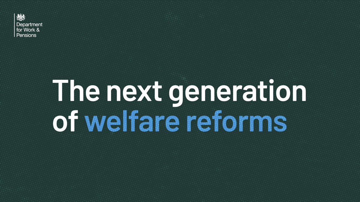 Our new plan to put work at the heart of welfare will: 1. Review the fit note system 2. Provide a new WorkWell service 3. Roll out additional personalised help from Universal Support These changes will support more people to start, stay and succeed in work