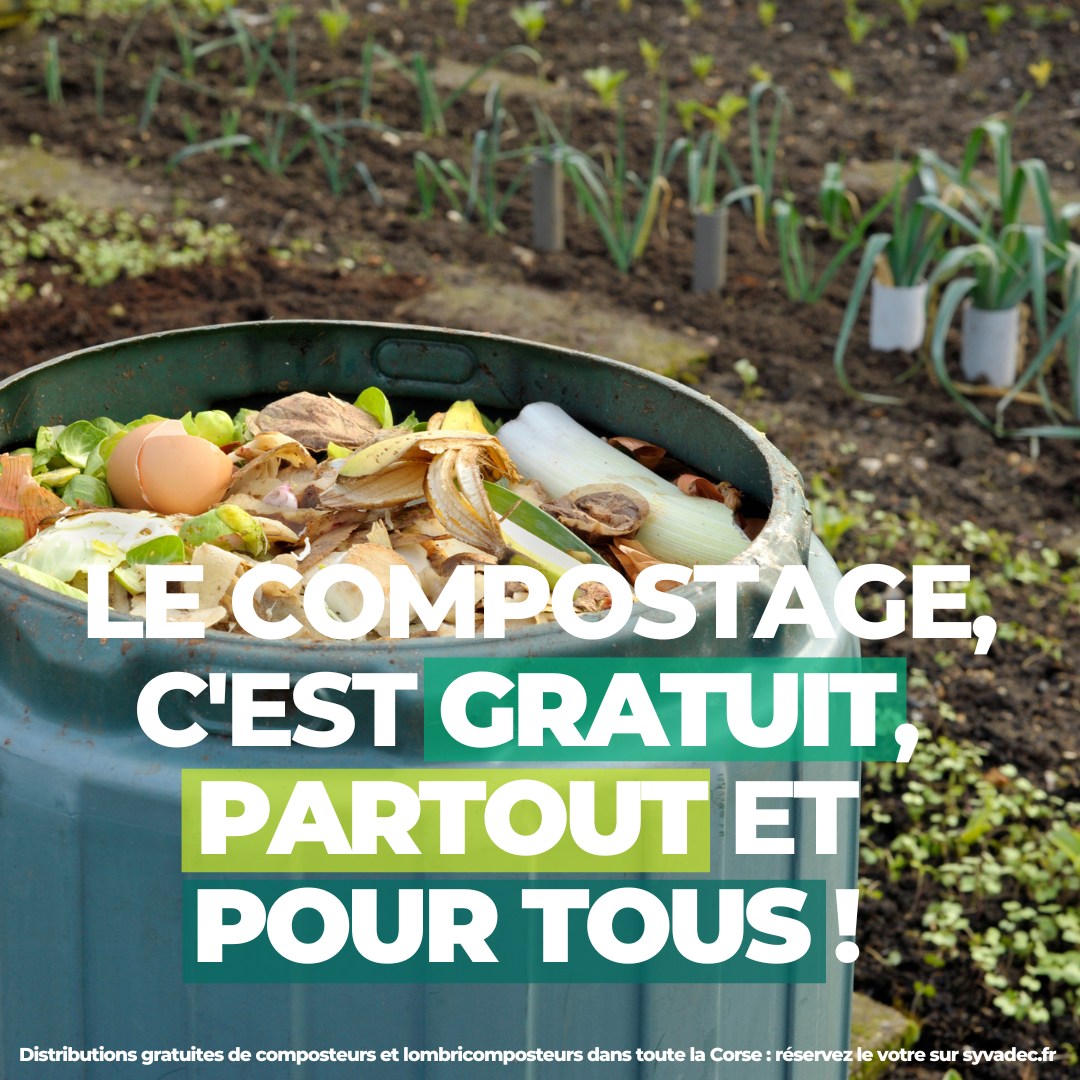 ♻️En maison ou en appartement, profitons en pour réserver un composteur ! RDV 👉 ca-ajaccien.corsica/les-composteur…

Retrouvez les premières #distributions de mai :
♻️𝐋𝐞 𝟎𝟒/𝟎𝟓
♻️𝐋𝐞 𝟏𝟔/𝟎𝟓
♻️𝐋𝐞 𝟏𝟕/𝟎𝟓
Le #compostage c'est gratuit, partout et pour tous avec @Le_SYVADEC !