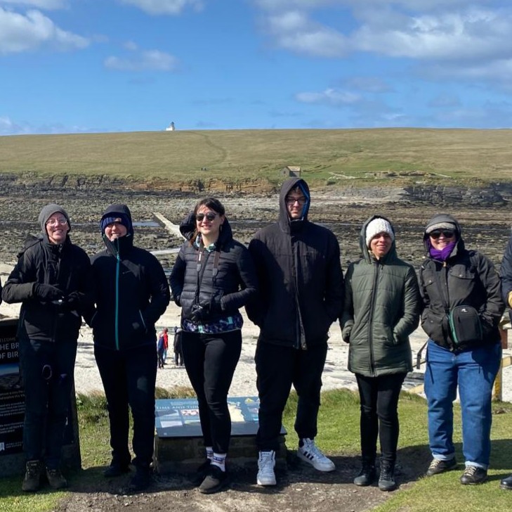 The @ERI_UHI team after a successful @eimr2024 conference on Orkney! Congrats to @CaitlinB_Harris for winning best student presentation! 🏆🥳