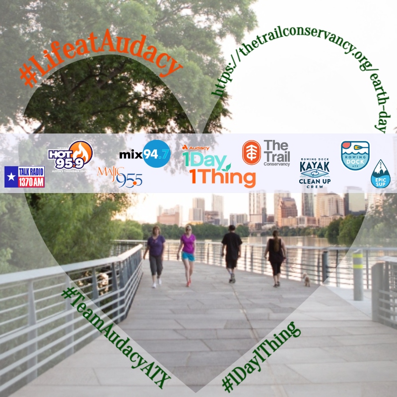 Hot 95.9 Austin (@hot959austin) on Twitter photo What's YOUR #1Thing? ๐ #EarthDayWeekendVibes
#TeamAudacyATX ๐ #1Day1Thing today #EarthDayCleanUp for <a href="/TheTrailATX/">The Trail Conservancy</a> with <a href="/RowingDock/">Rowing Dock</a> helping to preserve the beauty of the Butler Hike-and-Bike Trail๐ #Do1ThingTogether #LifeatAudacy <a href="/Hot959Austin/">Hot 95.9 Austin</a> #1ThingATX What's YOUR #1Thing? ๐ #EarthDayWeekendVibes
#TeamAudacyATX ๐ #1Day1Thing today #EarthDayCleanUp for <a href="/TheTrailATX/">The Trail Conservancy</a> with <a href="/RowingDock/">Rowing Dock</a> helping to preserve the beauty of the Butler Hike-and-Bike Trail๐ #Do1ThingTogether #LifeatAudacy <a href="/Hot959Austin/">Hot 95.9 Austin</a> #1ThingATX
