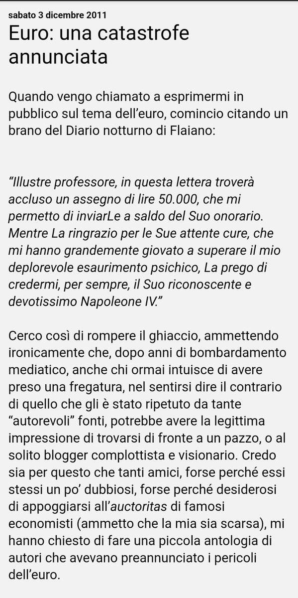 #Goofynomics non è un blog.

È un arsenale.

Entrate, armatevi 
e tutti fuori a #combattere.

Vedremo presto la UE bruciare!

#PiùItaliamenoUE

goofynomics.blogspot.com/2011/12/euro-u…