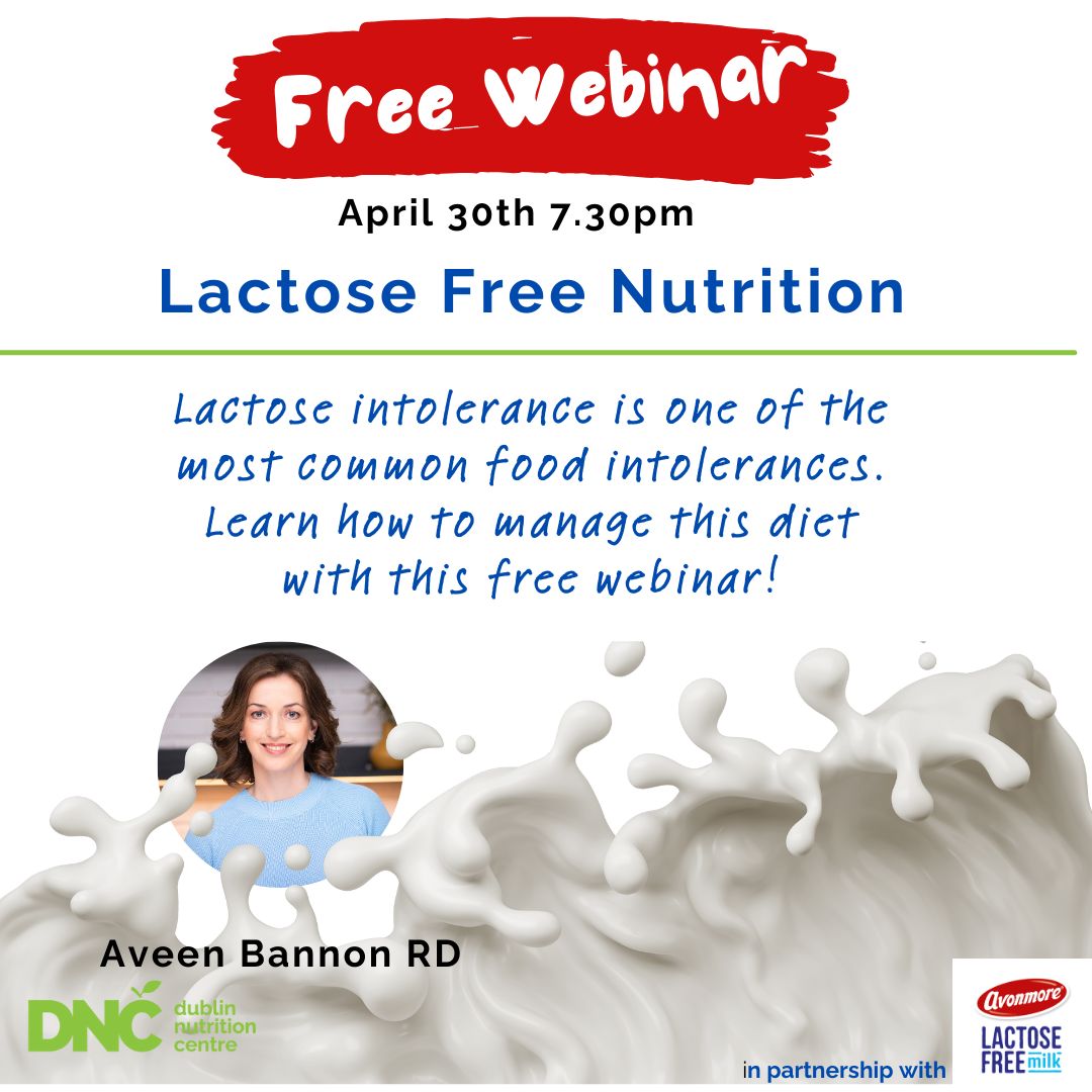 Lactose intolerance can lead to unpleasant gut symptoms. It can feel challenging to manage these symptoms while ensuring you get enough nutrients in your diet. To sign up for free webinar, click buff.ly/3UlpE4x #paidpartnership @avonmore