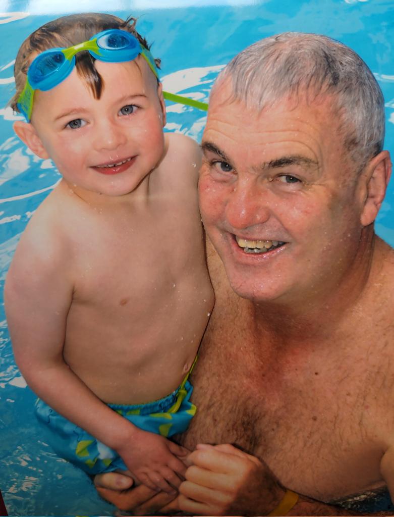 Went swimming with Grandson - just a wonderful hour's fun!