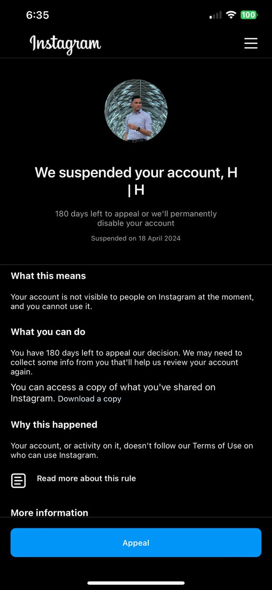HafeezanH's tweet photo. tak buat apa-apa pun kena suspend! https://t.co/h7YBPPDVgA
