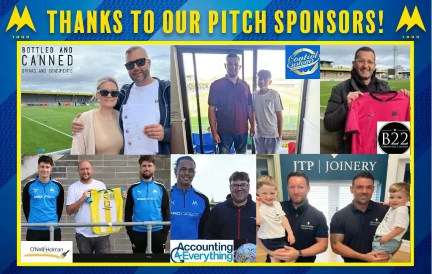 🟡 April Pitch Sponsorship Winner! Our final winner has been announced with S & D Builders getting four tickets to tomorrow’s final game of the season. 👉 tinyurl.com/2r8kyb7t #tufc