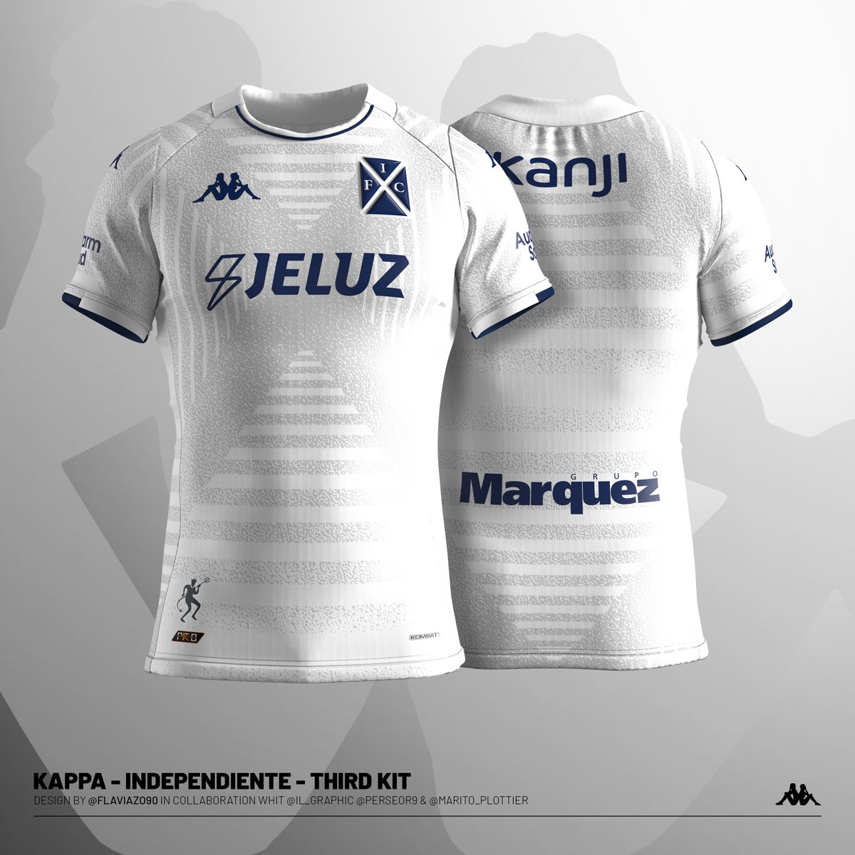 Flaviazo90's tweet photo. PROYECTO 4²²

4 Equipos - 4 Marcas - 4 Diseñadores

Racing, River, Independiente y Boca x Kappa x @Flaviazo90 

Mira las demás propuestas en: @IL_Graphic  @perseor9 @marito_plottier https://t.co/x3qWPOsIIN