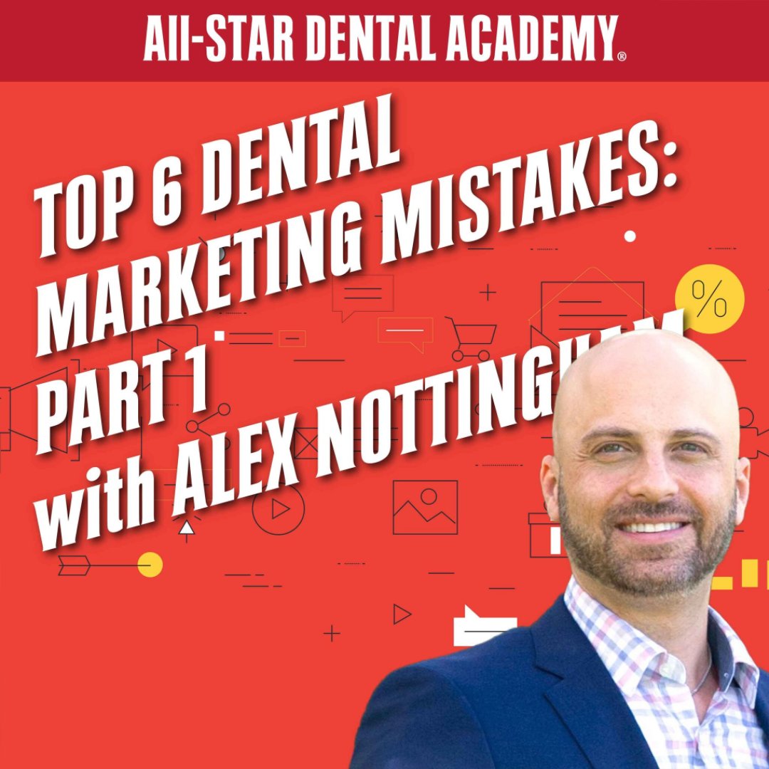 Alex Nottingham JD MBA discusses avoiding common marketing mistakes and offers best practices for standing out! 

Tune in now: bit.ly/3vXOe2e 

#dentistry #marketing #marketingmistakes #growth #newpatients #standout #Part1