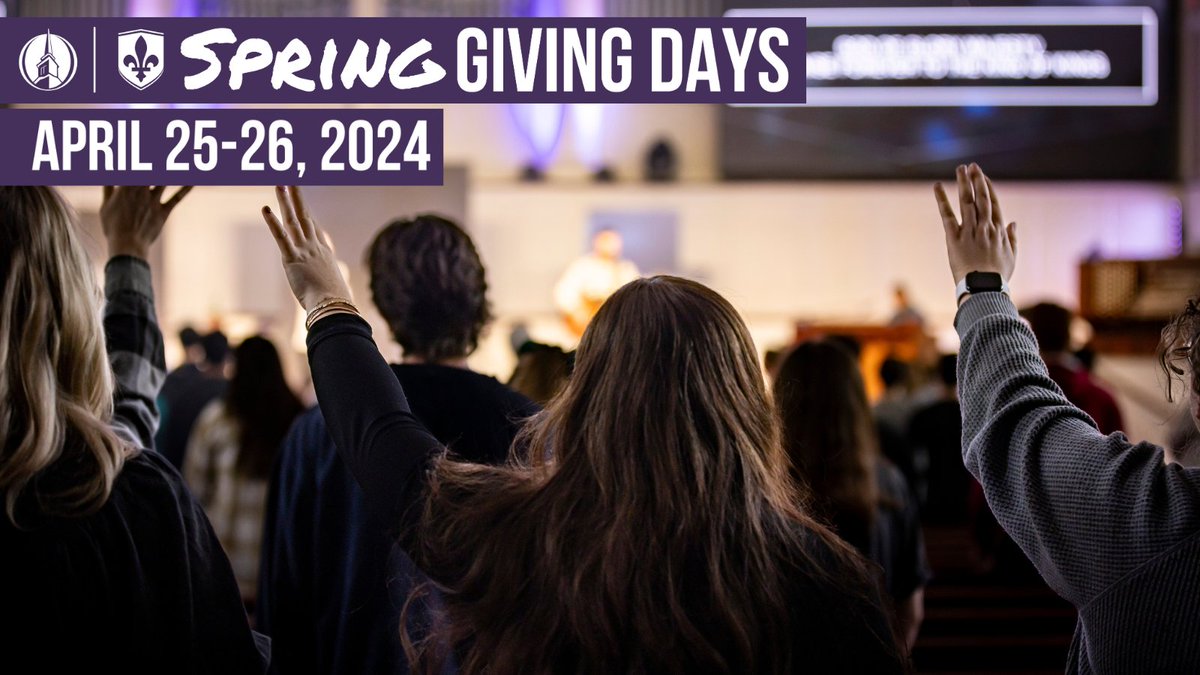 @NOBTS & @LeavellCollege Spring Giving Days are on April 25-26! Every dollar you give helps us prepare the next generation called to gospel ministry. Learn more at the link below! Info: nobts.edu/giving/days.ht… | #nobts #leavellcollege #givingtuesday #preparehere #serveanywhere