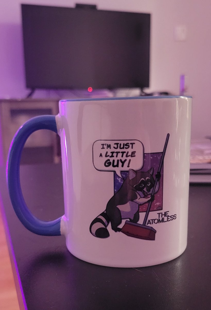 Reminder that @TheAtomless has a merch store now! My morning coffee is now always accompanied by a Little Guy ™️ atomless-shop.fourthwall.com