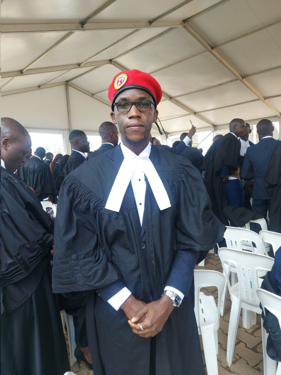 Graduated with a Postgrad. Dip. in Legal Practice from LDC. Thanks to the leadership of @NUP_Ug, I had every resource & comfort I needed for my studies. Besides my law degree at @Makerere (scholarship), this is the only time in life when I studied w/out worrying about tuition.