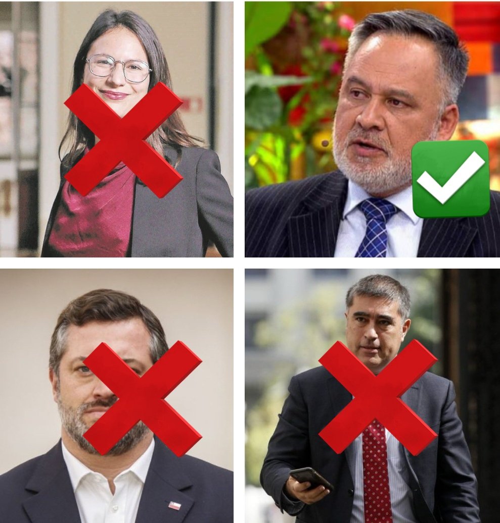 El único  perfil de derecha decente es Aldo Duque,los otros son de izquierda, debiluchos  nada de firmeza.
#MuchoGustoMega #ContigoCHV #TuDia13