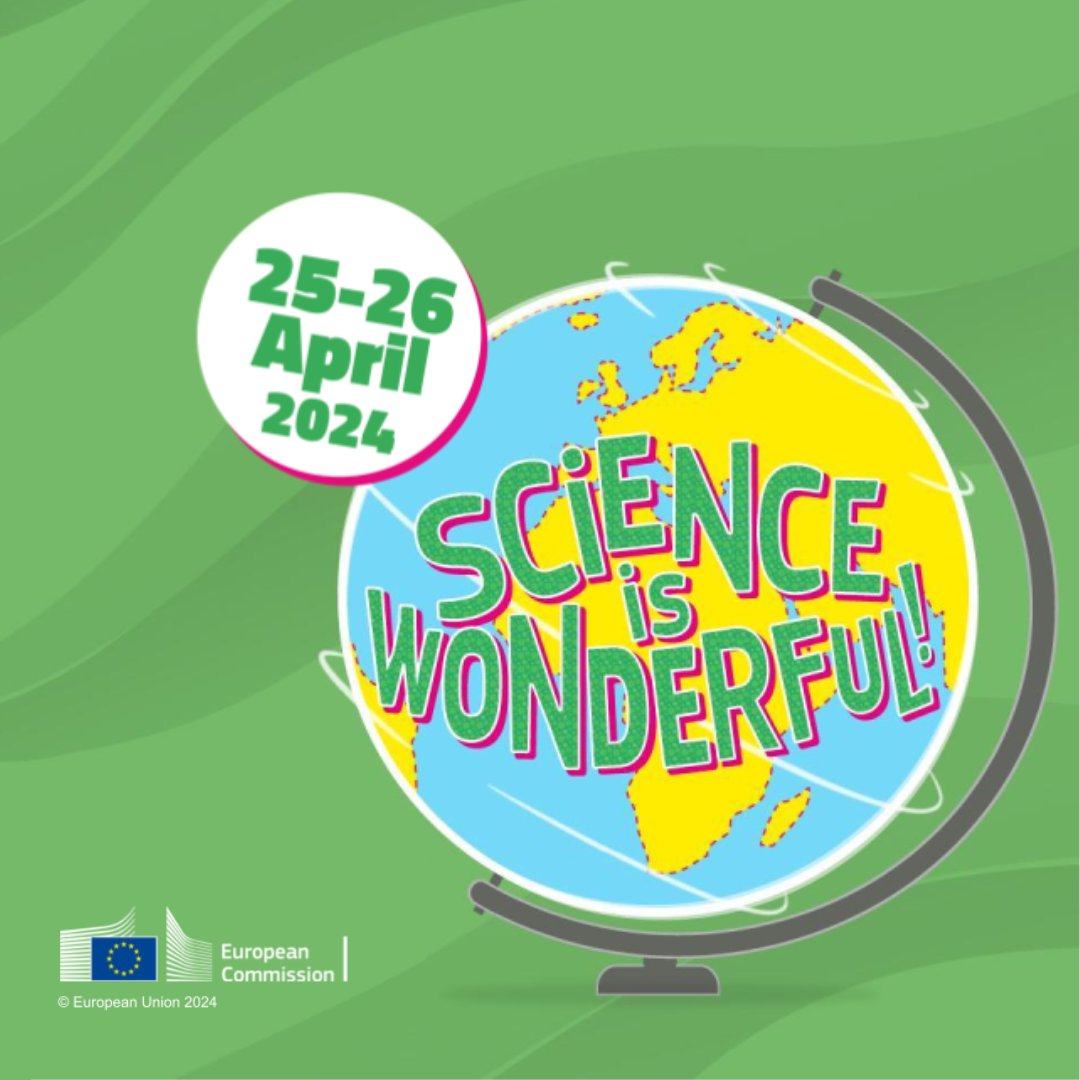 Visit Eurostat at #ScienceIsWonderful 🌍🔬 Come test your knowledge of Europe and learn about life for other Europeans with quizzes, games and more❗📊 📅25 - 26 April 📍The Egg, Brussels ⭐Find us at booth 48 For more info👉 europa.eu/!F49vCw