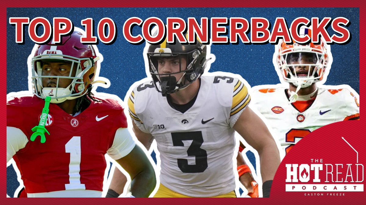 🔥NEW EPISODE🔥 The Top 10 Cornerback prospects in the #NFLDraft2024 LISTEN⬇️⬇️ Spotify: tinyurl.com/48dh6csc Apple: tinyurl.com/4b3ywptj 📺: tinyurl.com/bdzautxw