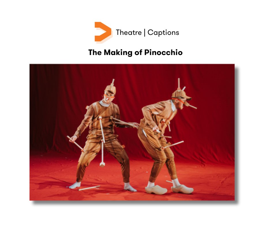 A tale of love and transition told through the story of Pinocchio. Set in a fictional film studio, you go behind the scenes of Cade & MacAskill’s relationship and what it takes to tell your truth. Book the captioned show at @BristolOldVic on 24 and 25 May. ow.ly/Aptm50RjSn7