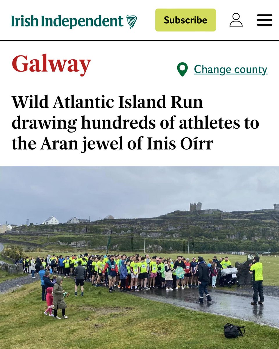 Go n-éirí an t-ádh le gach duine a bhfuil ag rith amárach in Inis Oírr @ColGhobnait Píosa álainn sa @Independent_ie inniu faoin rás. independent.ie/.../wild.../a2… #gretb #WeAreGRETB #InisOirr