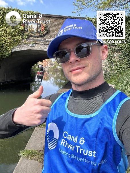 Our third and final @londonmarathon fundraiser is Louis. Keep an eye out for all of our runners this Sunday in their blue @canalrivertrust vests. Give them a cheer, or even better, give them a donation so we can #keepcanalsalive. justgiving.com/page/louis-chu…