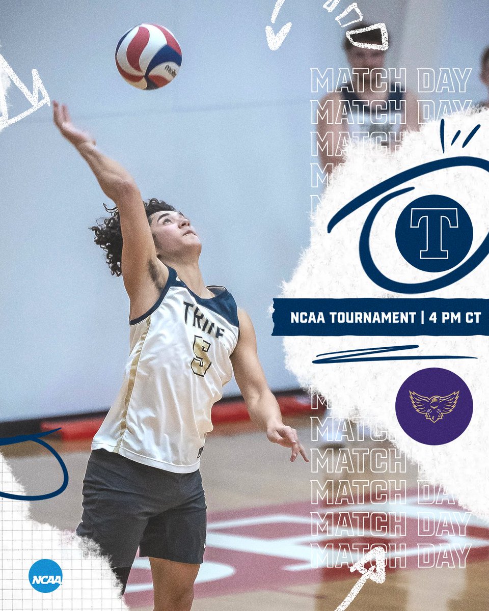 Good luck to <a href="/TrineMVB/">Trine Men's Volleyball</a> as they take on Loras College in the NCAA Tournament today! 

Video: duhawks.com/watch/?Live=31…
Stats: duhawks.com/sidearmstats/m…