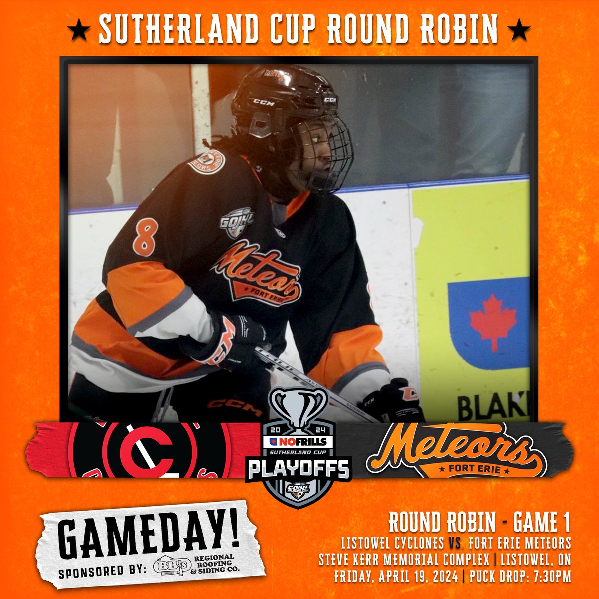 Sutherland Cup Round Robin : Game One

It's go time! 

#RightHereRightNow | #SutherlandCup | @GOJHL