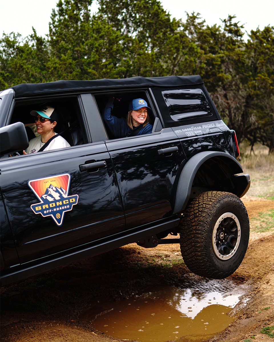 “Ladies Day was my third Bronco Off-Roadeo experience & it was a completely different energy. Seeing women who had never been off-roading before gain such confidence in the Bronco was amazing.” —Kayla Lockhart, Photographer and #TeamBronco_Ambassador To learn more: