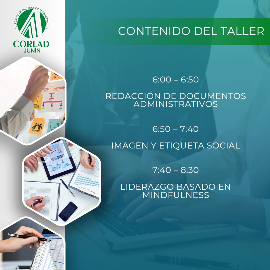 Corlad_junin's tweet photo. GRAN TALLER GRATUITO FESTEJEMOS EL DÍA DE LA SECRETARIA 🧑🏻‍💼‍
24 de Abril
HORARIO: 6:00 - 8:30 PM
LINK DE INSCRIPCIÓN: https://t.co/cLO8QG52nP
MODALIDAD VIRTUAL
CERTIFICACIÓN  POR 120 HORAS LECTIVAS
¡¡¡VACANTES LIMITADAS!!!
Contáctanos :https://t.co/YVlXtozxvf https://t.co/60pabTJ2AL