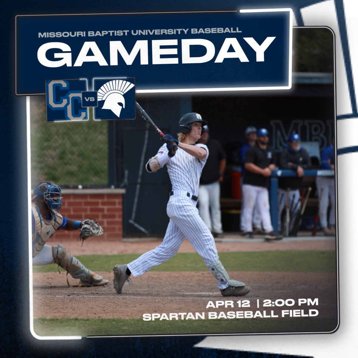 The series that will likely decide the AMC Baseball regular season championship starts today at Spartan Baseball Field at 2 pm! It's No. 10 MBU vs. (RV) Columbia...nothing else needs to be said!

#SpartanUp

🕑 - 2 pm
📺 - bit.ly/3QPpO2p
📊 - bit.ly/3Js4GL8