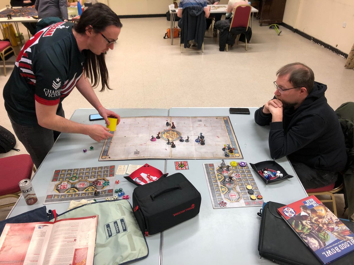 Great Night of Blood Bowl last night... Plenty of matches and action!!!