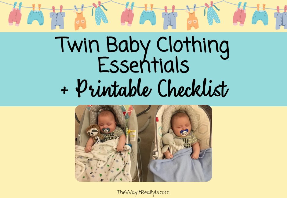 Wondering what your twin babies will need for clothing? Here are my top 10 twin baby clothing essentials and checklist!
thewayitreallyis.com/twin-baby-clot…

#thewayitreallyis #twinpregnancy #newborntwins #twins #twinbabyclothing