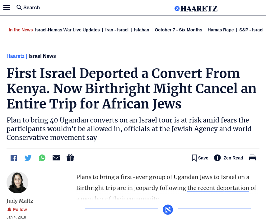 No 'birthright' for black jews.
haaretz.com/israel-news/20…