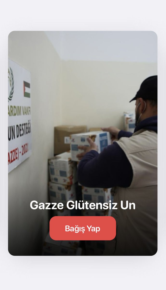 Bize ayrıntı gibi görünen fakat bazı insanlar için hayatî olan ihtiyaçlar. Yardım kampanyası @ihhinsaniyardim mobil uygulamasında mevcut