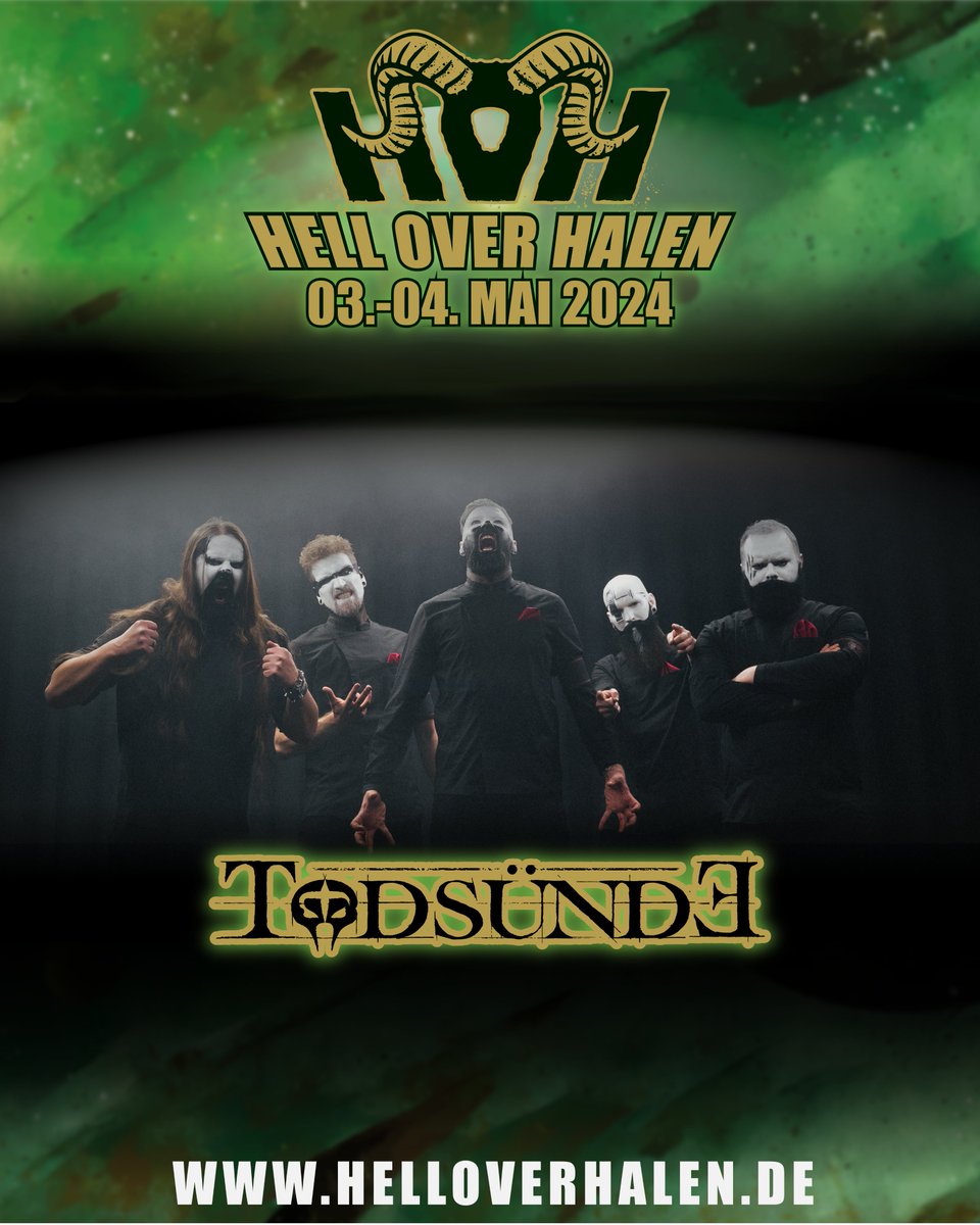 helloverhalen's tweet photo. Noch 2 Wochen 🤘 #Todsuende #Halen #Emstek #OpenAir #Metal #Hardrock #Festival https://t.co/KDYxPocogs