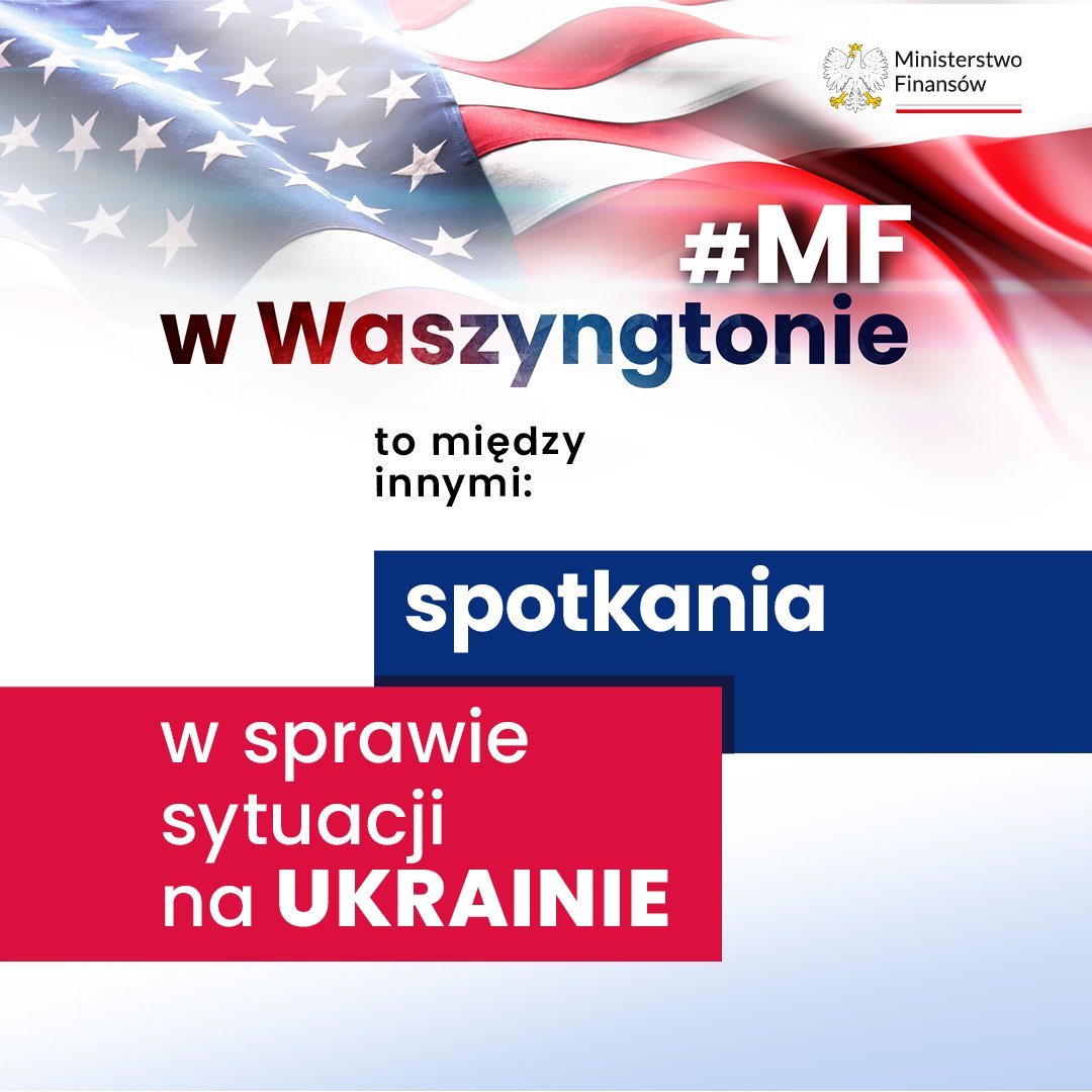 Przyjacielskie rozmowy ministrów @Domanski_Andrz i @Pawel_Karbo z ministrem finansów Ukrainy Serhijem Marczenką @SergiiMarchenk3. Wsparcie finansowe Zachodu dla Ukrainy i kwestie dotyczące wykorzystania rosyjskich aktywów to obszary 🇵🇱 -🇺🇦 współpracy. #MFwWaszyngtonie