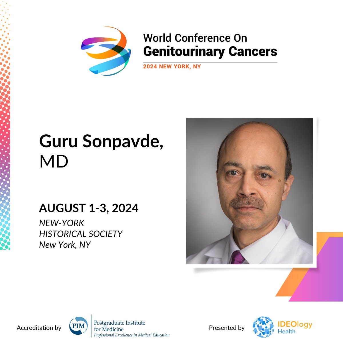 Dr. @sonpavde is set to join us at #WorldGU24 in New York this August! 🗽 Join the discussions with leading experts in #GUcancer. Explore the rest of the faculty here: hubs.la/Q02tgwFM0 #BladderCancer