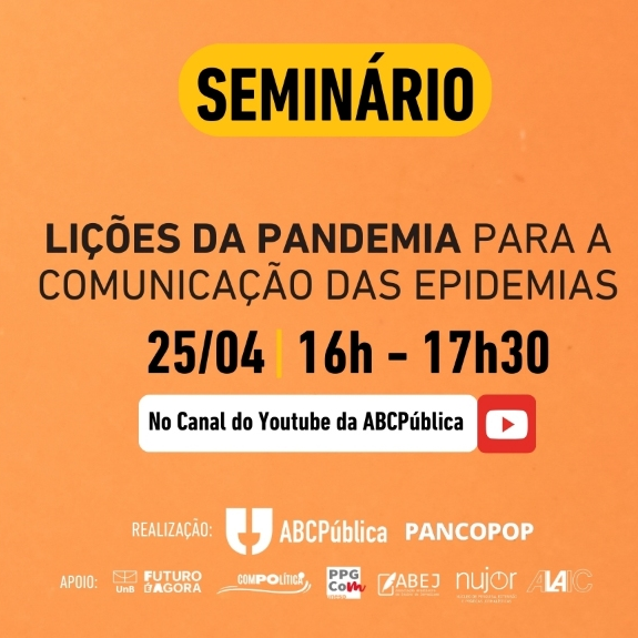 ObservaMidia's tweet photo. Um dos debatedores deste seminário nacional é o professor @EdgardReboucas, coordenador deste Observatório da Mídia atualmente cedido como coordenador-geral de Comunicação na Secretaria de Vigilância em Saúde e Ambiente do Ministério da Saúde. #Pancopop https://t.co/ewstulKak3