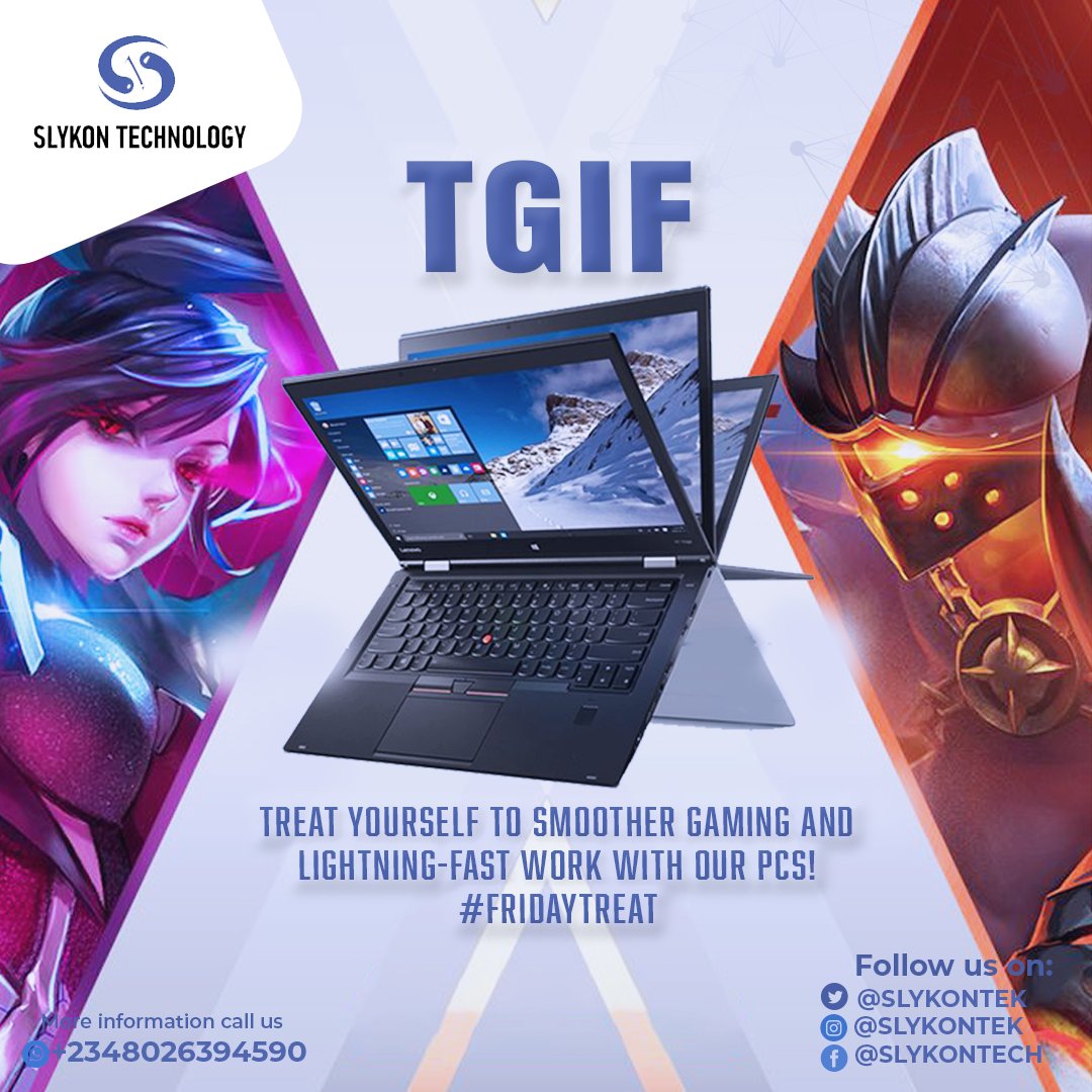 slykon_store's tweet photo. #TGIF
Treat yourself to smoother gaming and lightning-fast work with our PCs!
#FridayTreat #TechTalk #itsystems #laptops #systems #technologies #Efficiency #computers #feedback #TGIF #slykontek #slykon #slykontechnology #technology #computer #UpgradeWisely #LaptopGuide https://t.co/Y2zVG5jgOn