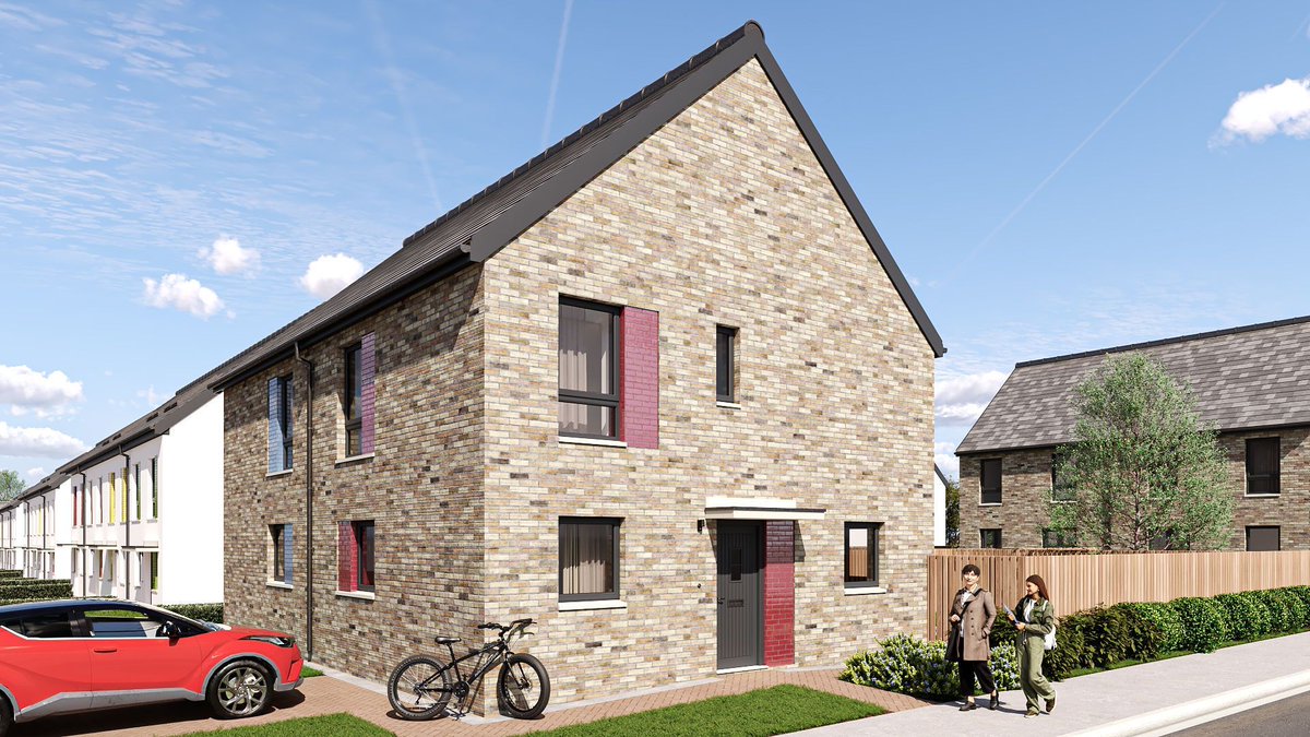 Hawkhead Mews 😍 We're excited to be bringing 37 new homes to the site of the former Hawkhead Hospital, just over a mile from Paisley town centre. The development features spacious homes, an established community and a wealth of amenities nearby: buff.ly/3Q70Qe5.