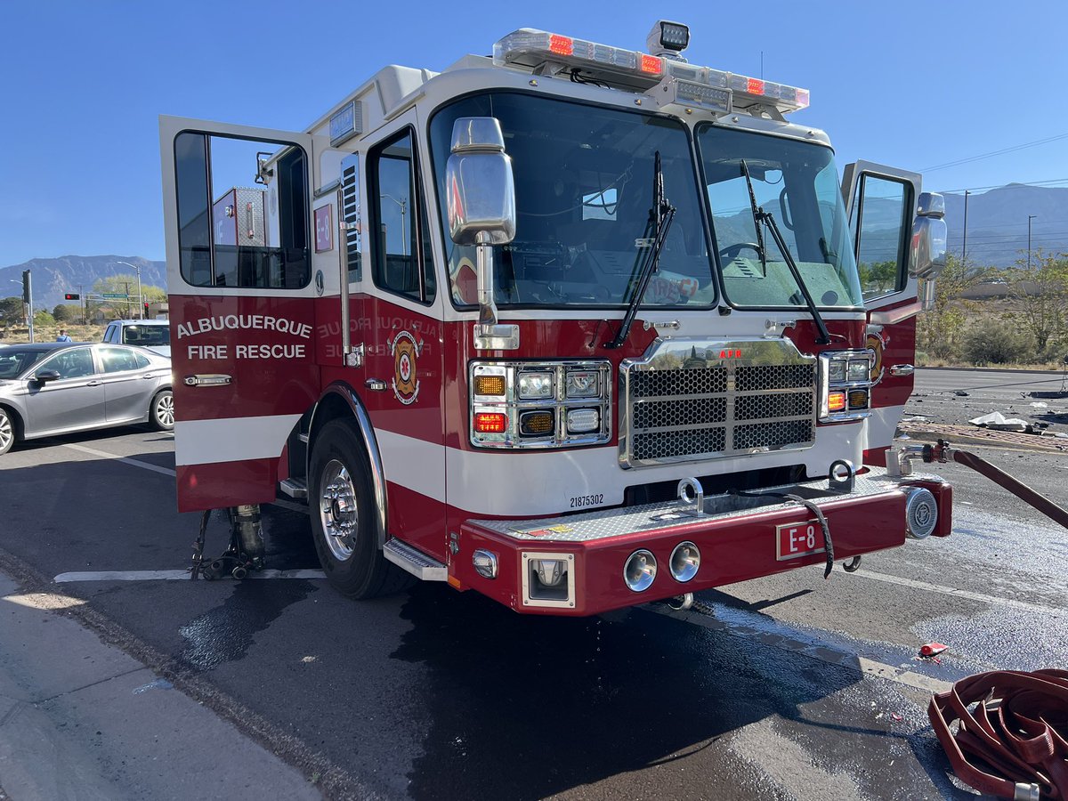 AFR &amp; APD on scene at Tramway &amp; Indian School working a fatal motor vehicle collision. Two patients were transported with serious injuries &amp; one was pronounced deceased on scene. Avoid the area. Tramway is shut down in both directions from Lomas to Indian School. <a href="/ABQPOLICE/">Albuquerque Police Department</a>