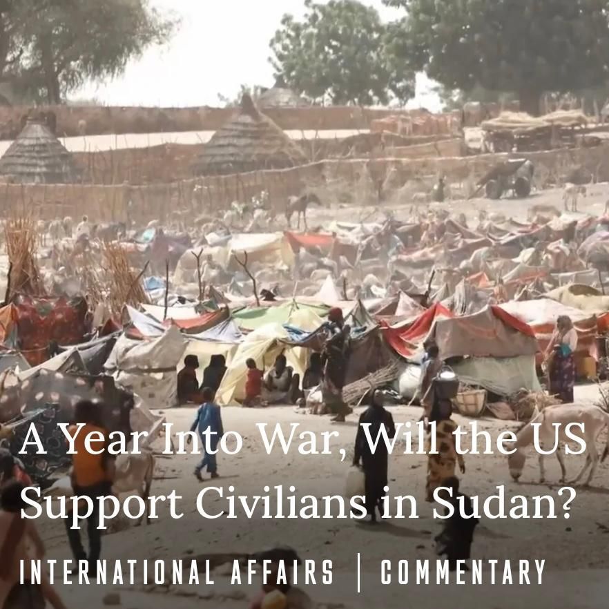 The US still has a chance to use diplomatic and humanitarian influence to support the people of Sudan. buff.ly/445h5Ow