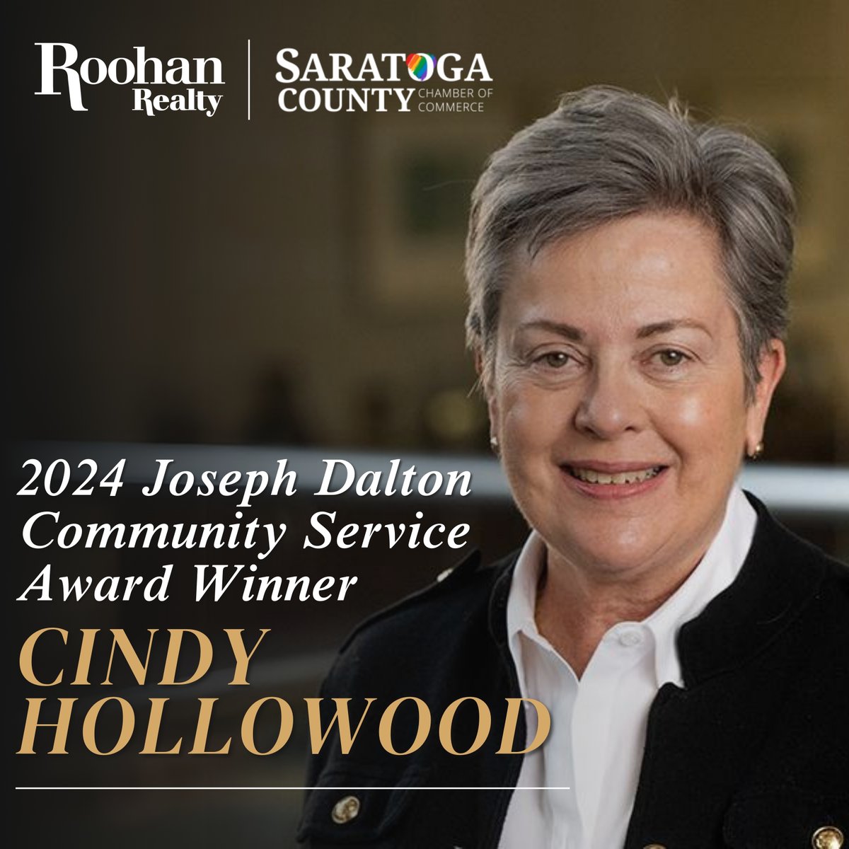 Congratulations to our very own Cindy Hollowood, Licensed Real Estate Salesperson, for being selected as this year’s Joseph Dalton Community Service Award winner 👏👏

@saratogareport #saratogasprings #saratogaracecourse #saratogacountychamber #RealEstate  #CommunityService