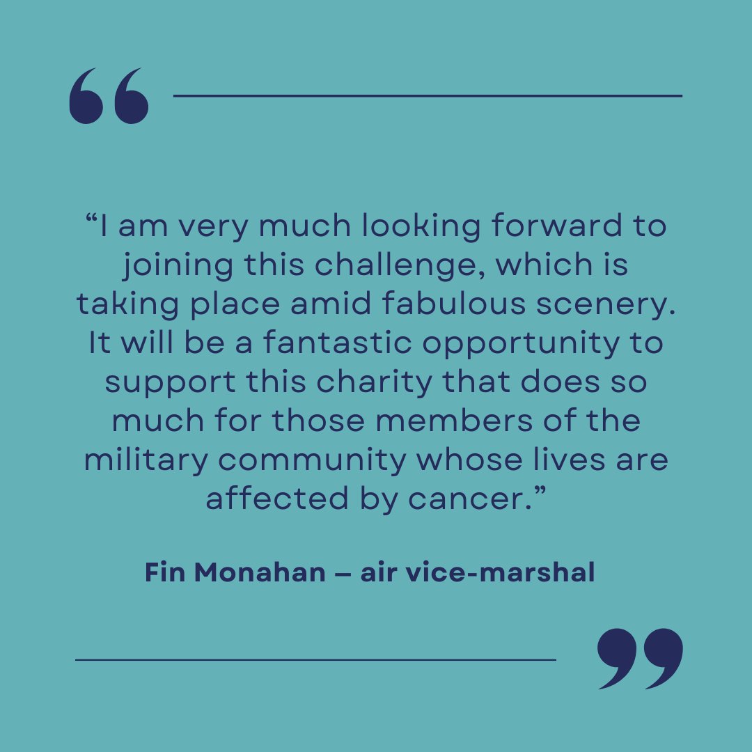 💬 Hear from @DirectorDCDC — air vice-marshal and previous commandant of the Central Flying School, commanding officer of the @RAFRedArrows, and director of @MOD_DCDC — about the #PeakDistrictChallenge.

Fancy participating? Sign up: militaryvscancer.com/peak-district-…